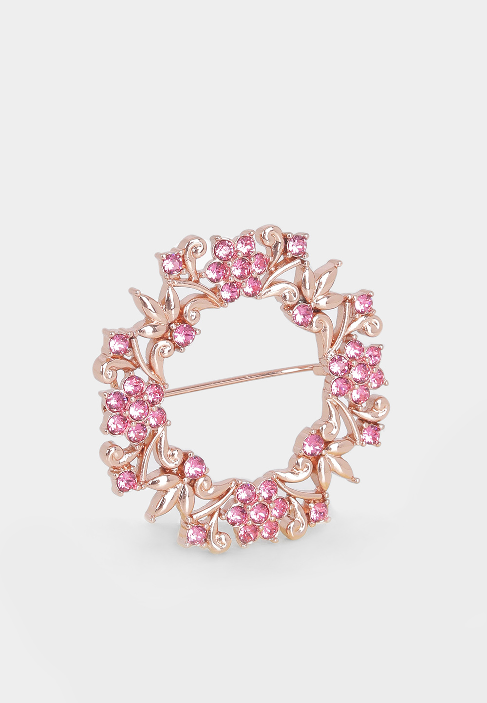 WREATH BROOCH IN ROSEGOLD